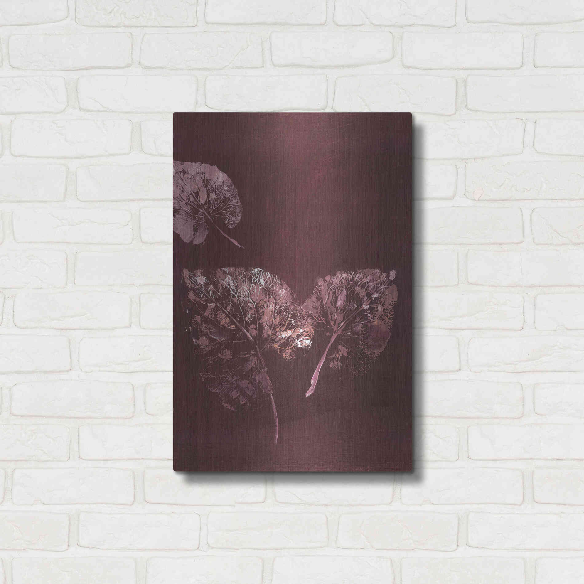 Luxe Metal Art 'Pure Nature 5' by Design Fabrikken, Metal Wall Art,16x24