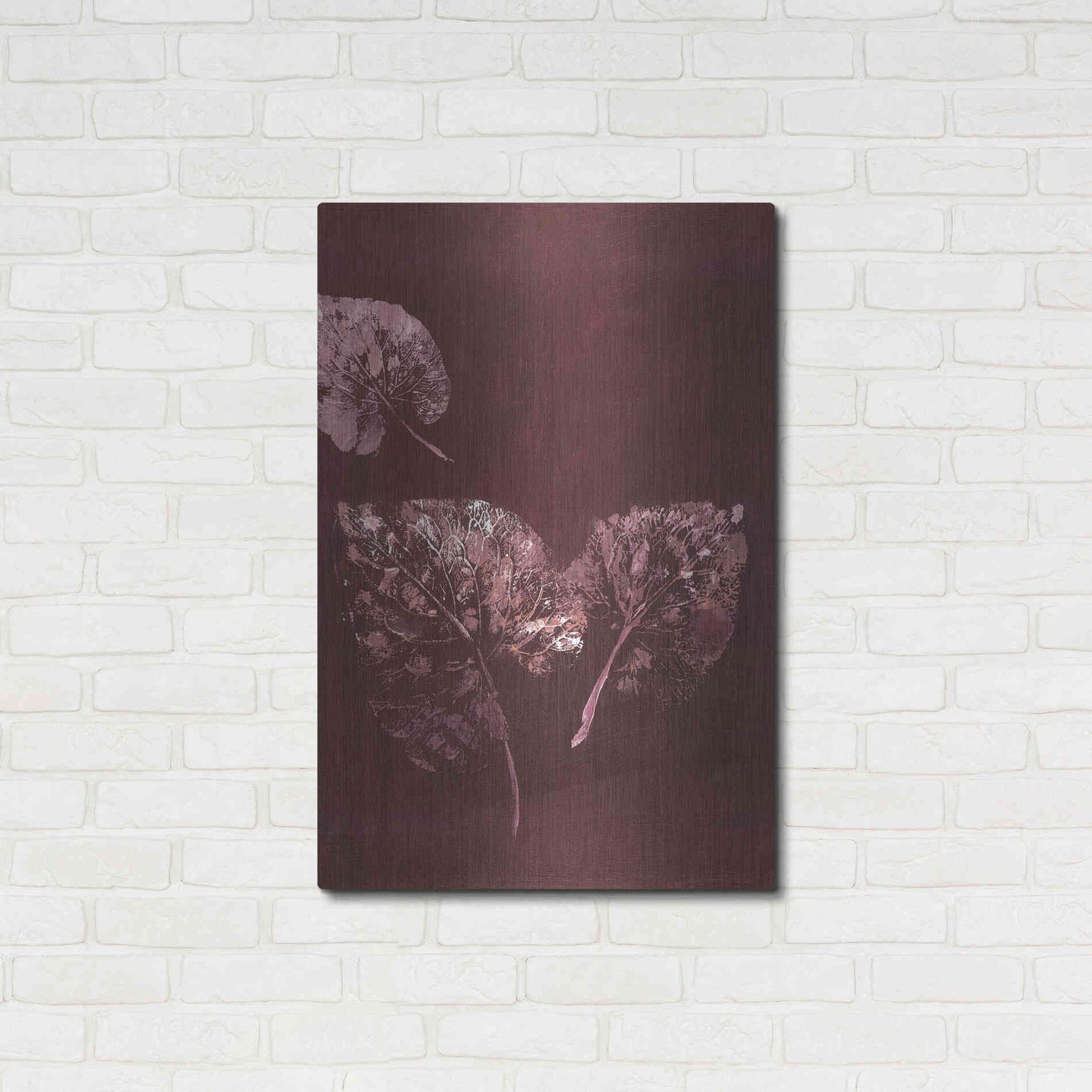 Luxe Metal Art 'Pure Nature 5' by Design Fabrikken, Metal Wall Art,24x36