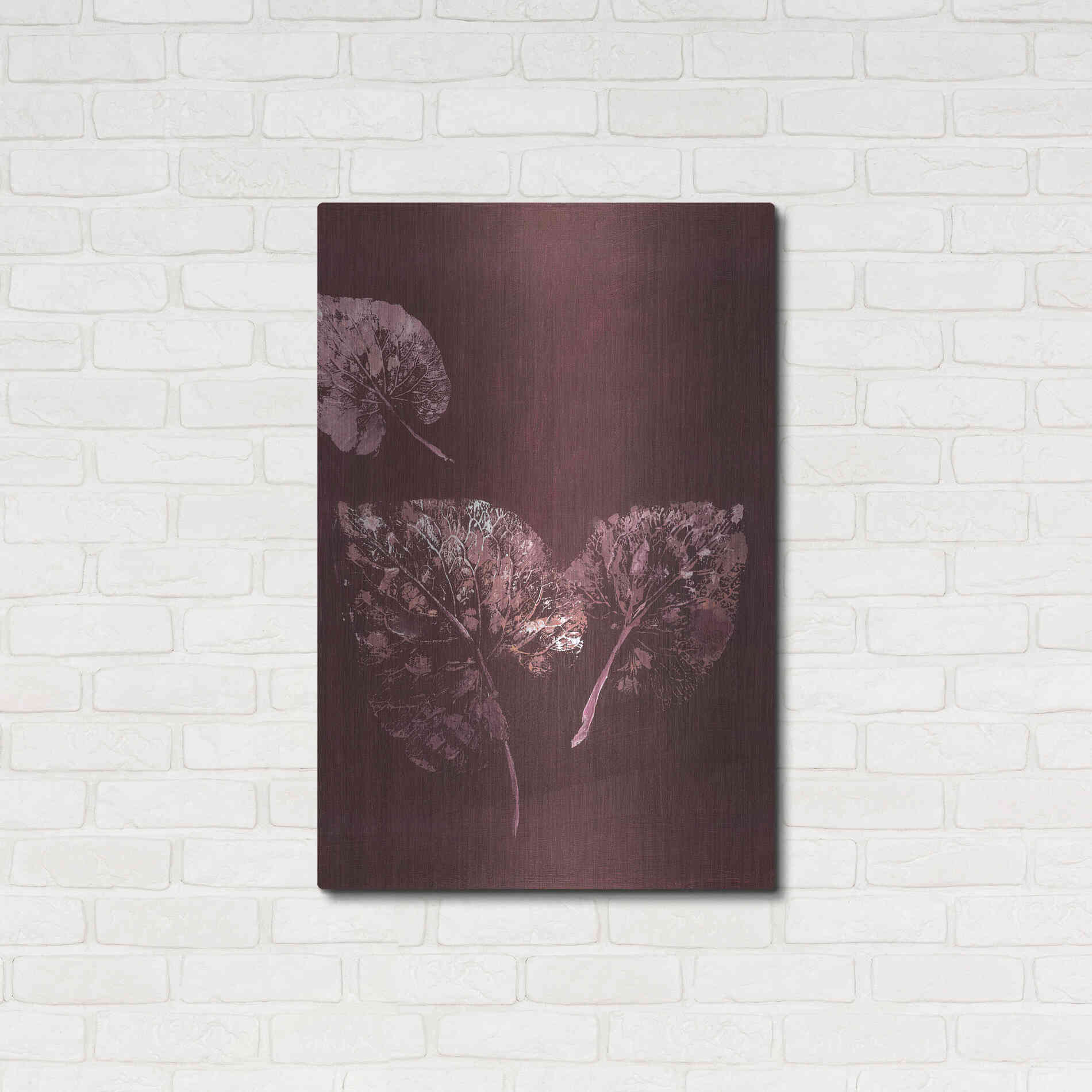 Luxe Metal Art 'Pure Nature 5' by Design Fabrikken, Metal Wall Art,24x36