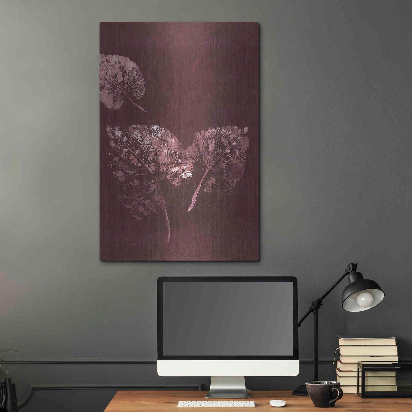 Luxe Metal Art 'Pure Nature 5' by Design Fabrikken, Metal Wall Art,24x36