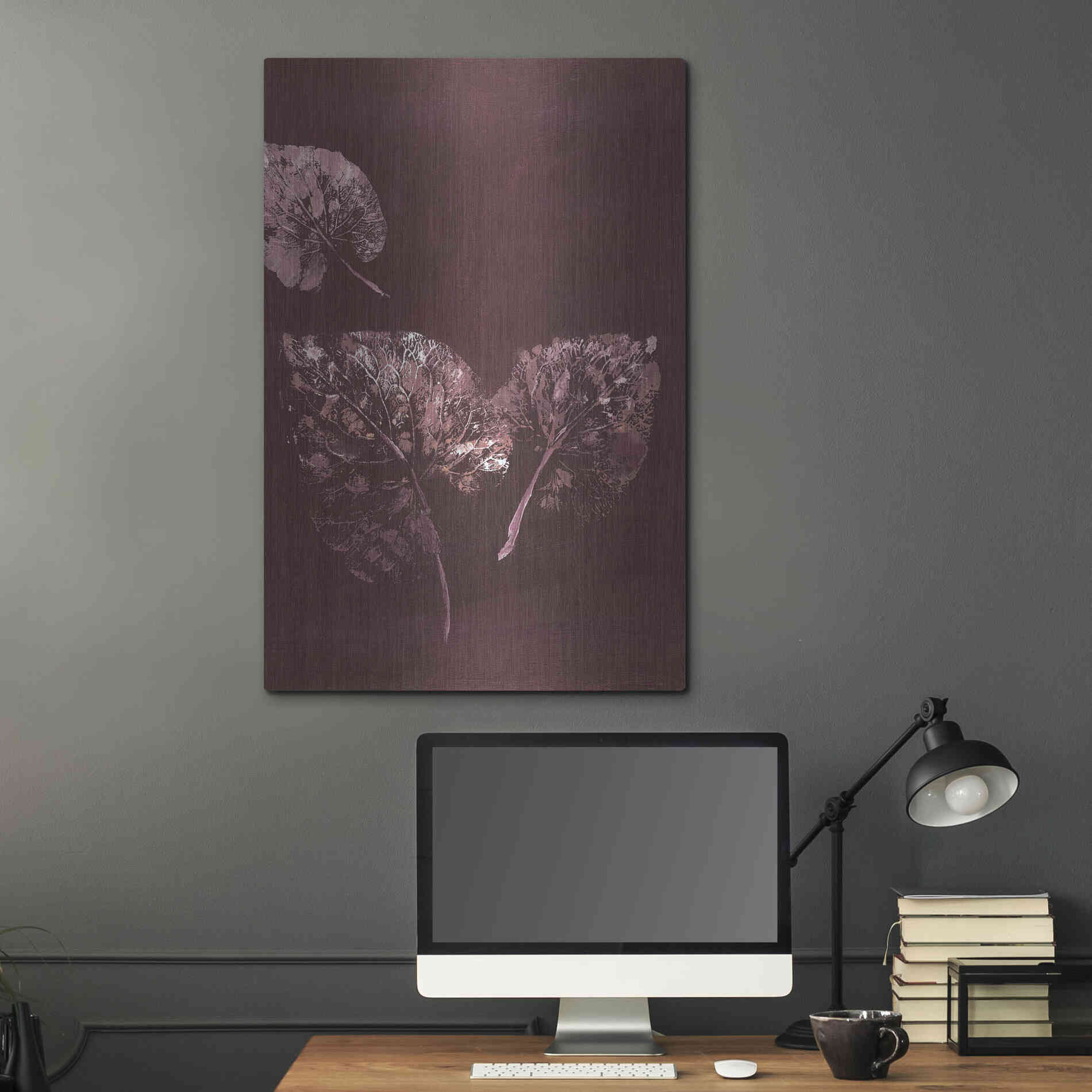 Luxe Metal Art 'Pure Nature 5' by Design Fabrikken, Metal Wall Art,24x36