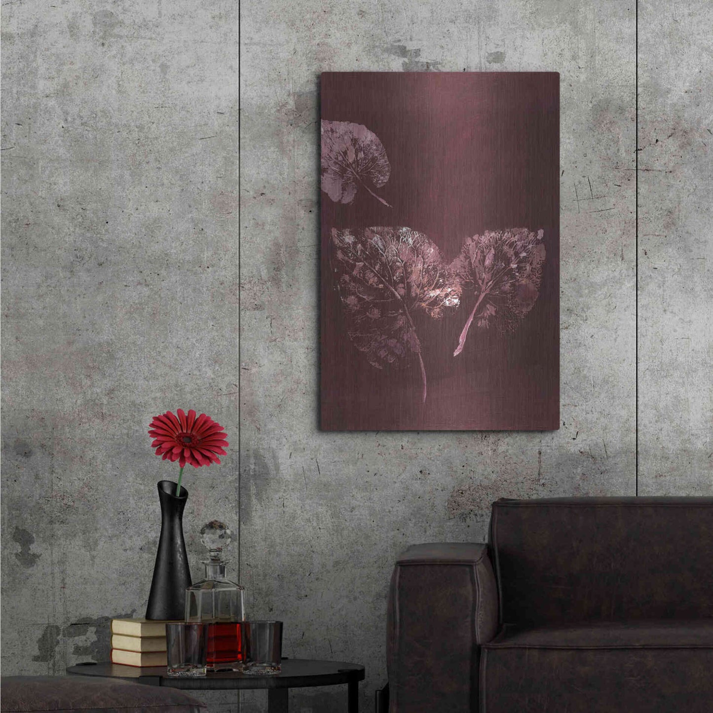 Luxe Metal Art 'Pure Nature 5' by Design Fabrikken, Metal Wall Art,24x36