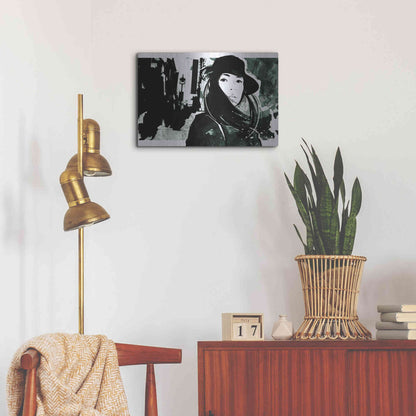 Luxe Metal Art 'Unmasked 1' by Jonathan Lam, Metal Wall Art,24x16