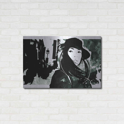 Luxe Metal Art 'Unmasked 1' by Jonathan Lam, Metal Wall Art,36x24