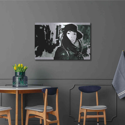 Luxe Metal Art 'Unmasked 1' by Jonathan Lam, Metal Wall Art,36x24