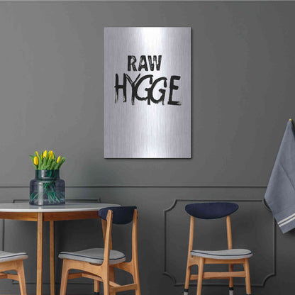 Luxe Metal Art 'Raw Hygge' by Design Fabrikken, Metal Wall Art,24x36