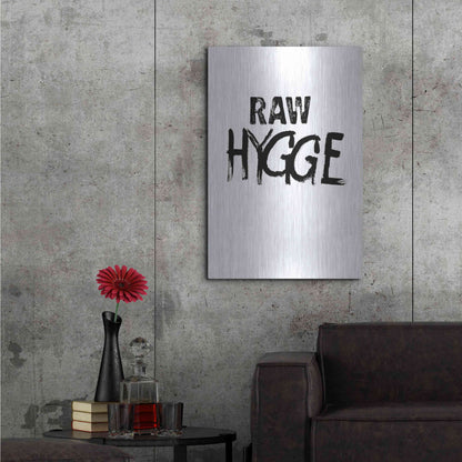 Luxe Metal Art 'Raw Hygge' by Design Fabrikken, Metal Wall Art,24x36