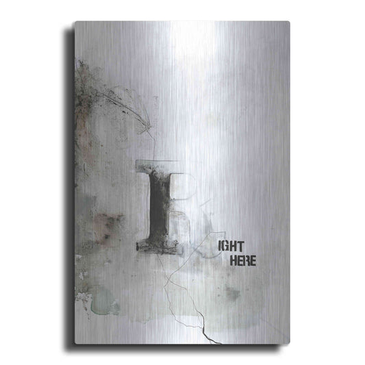 Luxe Metal Art 'Right Here' by Design Fabrikken, Metal Wall Art