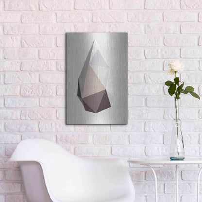 Luxe Metal Art 'Rock 1' by Design Fabrikken, Metal Wall Art,16x24