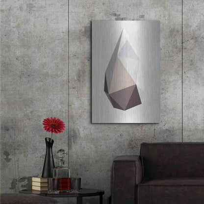 Luxe Metal Art 'Rock 1' by Design Fabrikken, Metal Wall Art,24x36