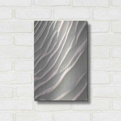 Luxe Metal Art 'Sand' by Design Fabrikken, Metal Wall Art,12x16
