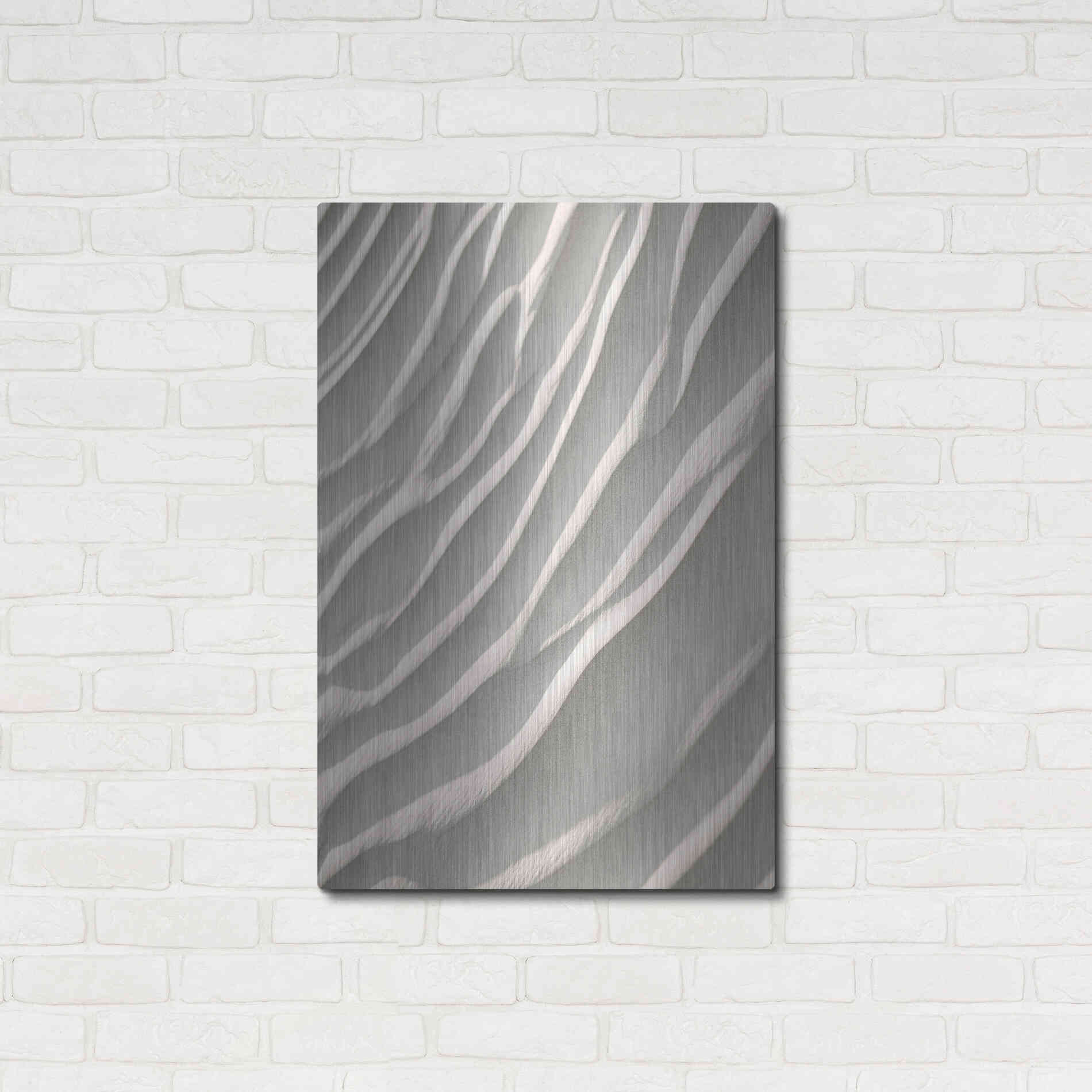 Luxe Metal Art 'Sand' by Design Fabrikken, Metal Wall Art,24x36