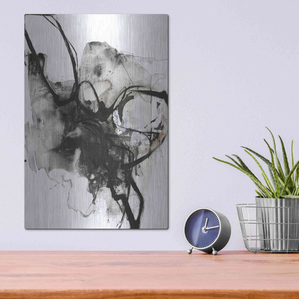 Luxe Metal Art 'Sculpt' by Design Fabrikken, Metal Wall Art,12x16