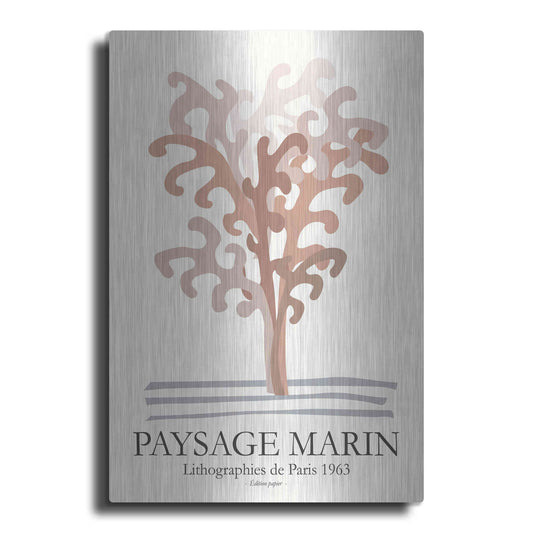 Luxe Metal Art 'Seascapes 4' by Design Fabrikken, Metal Wall Art