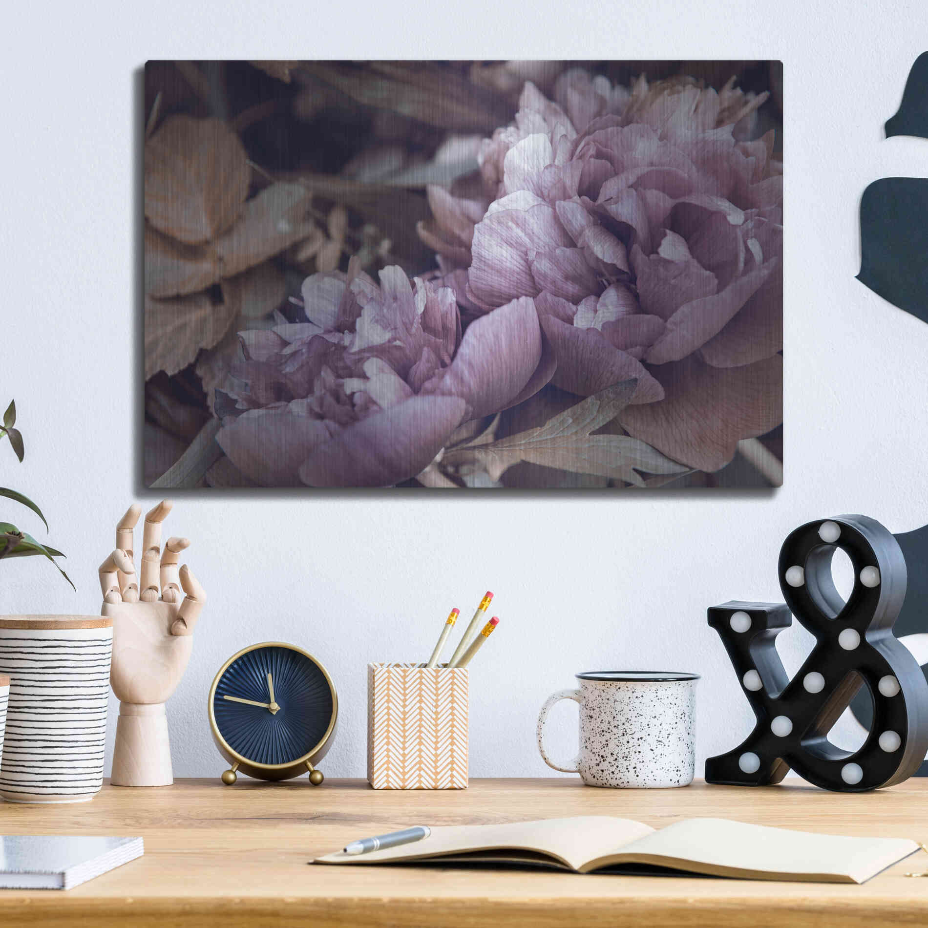 Luxe Metal Art 'Secret 14' by Design Fabrikken, Metal Wall Art,16x12