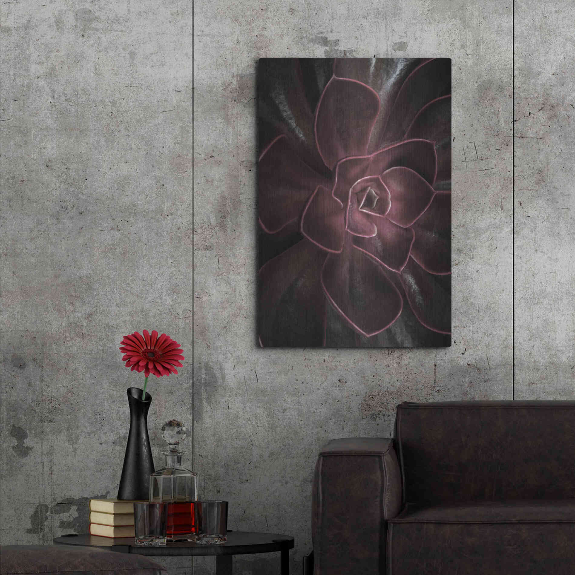 Luxe Metal Art 'Secret 16' by Design Fabrikken, Metal Wall Art,24x36