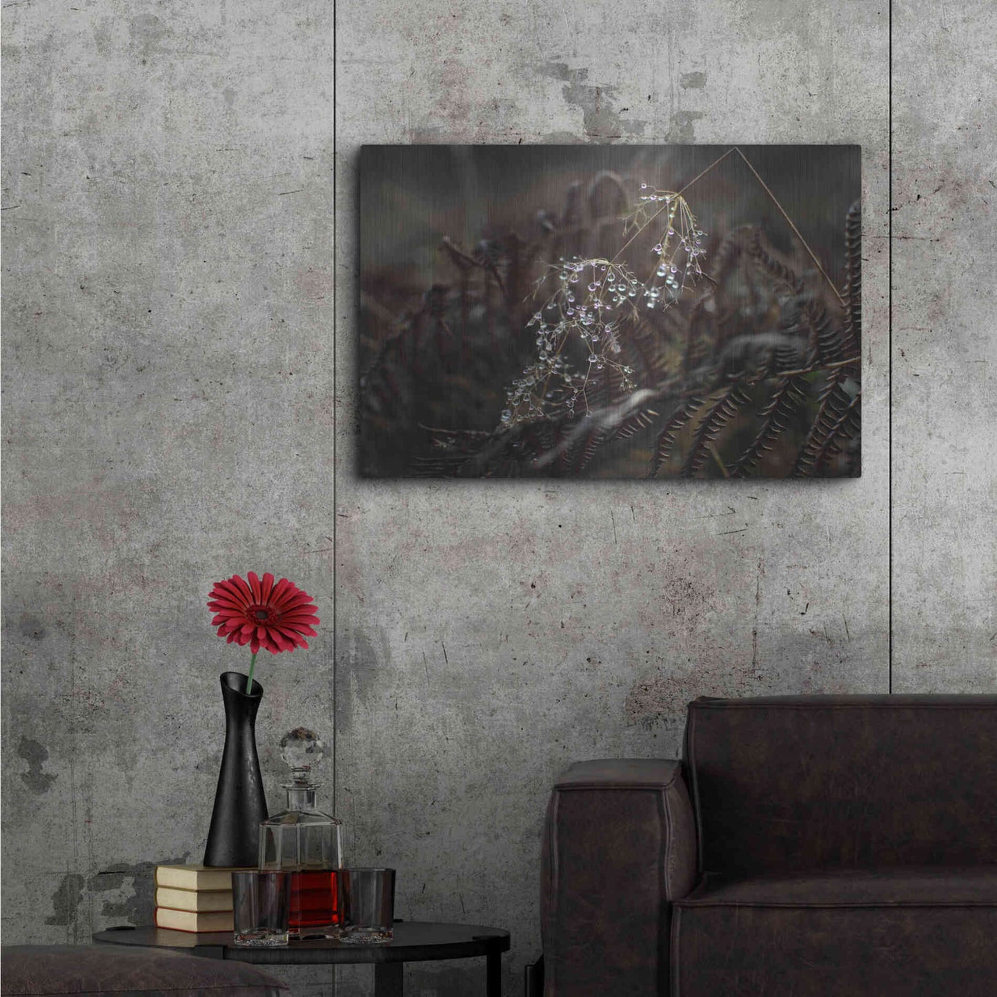 Luxe Metal Art 'Secret 2' by Design Fabrikken, Metal Wall Art,36x24