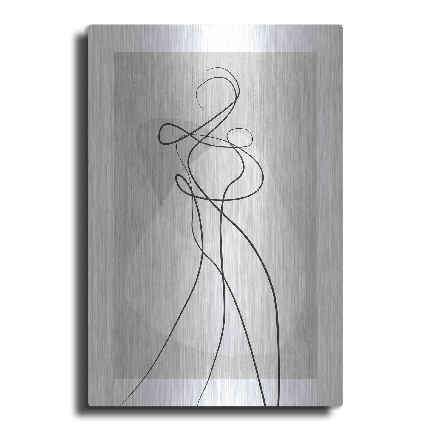 Luxe Metal Art 'Shape of You 4' by Design Fabrikken, Metal Wall Art