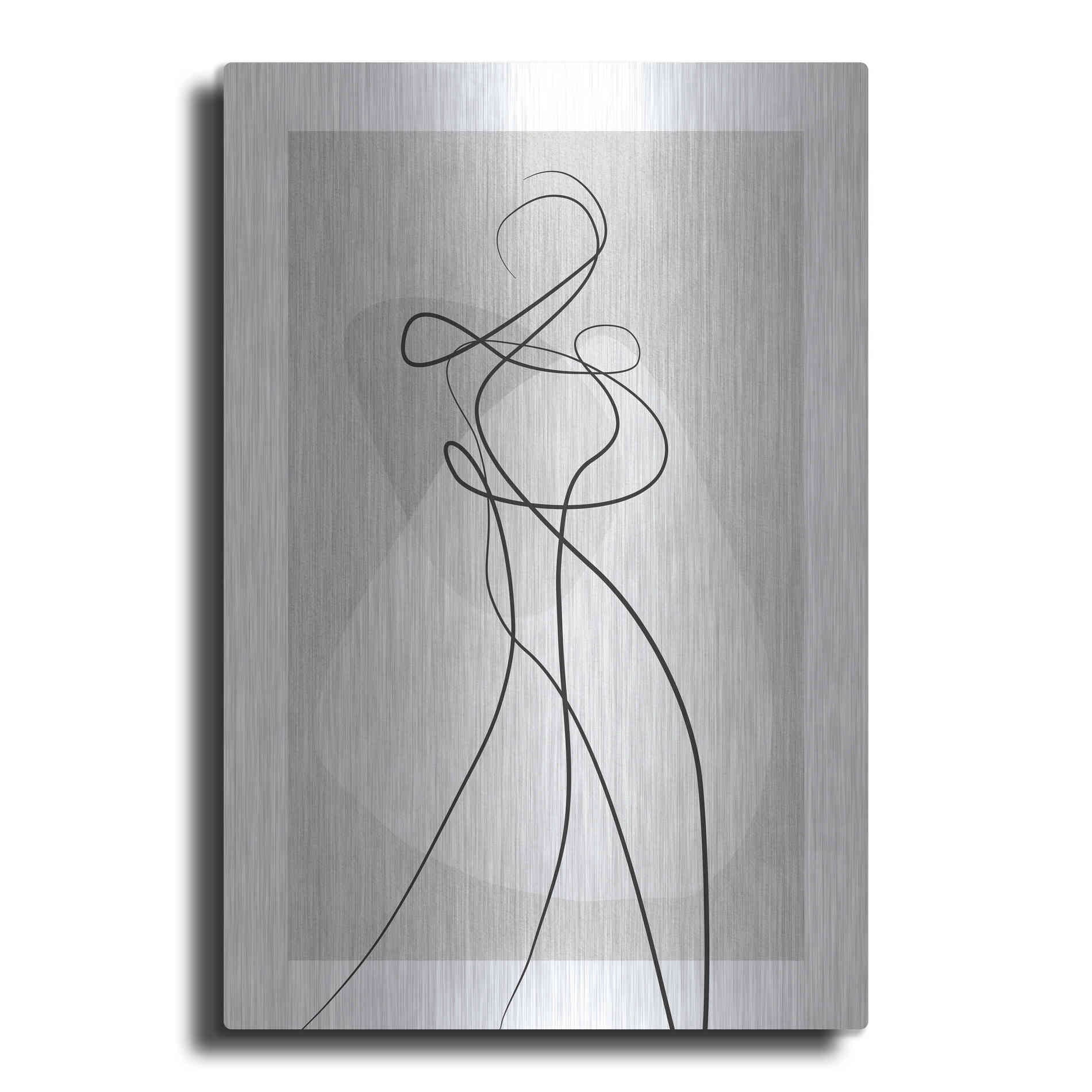 Luxe Metal Art 'Shape of You 4' by Design Fabrikken, Metal Wall Art