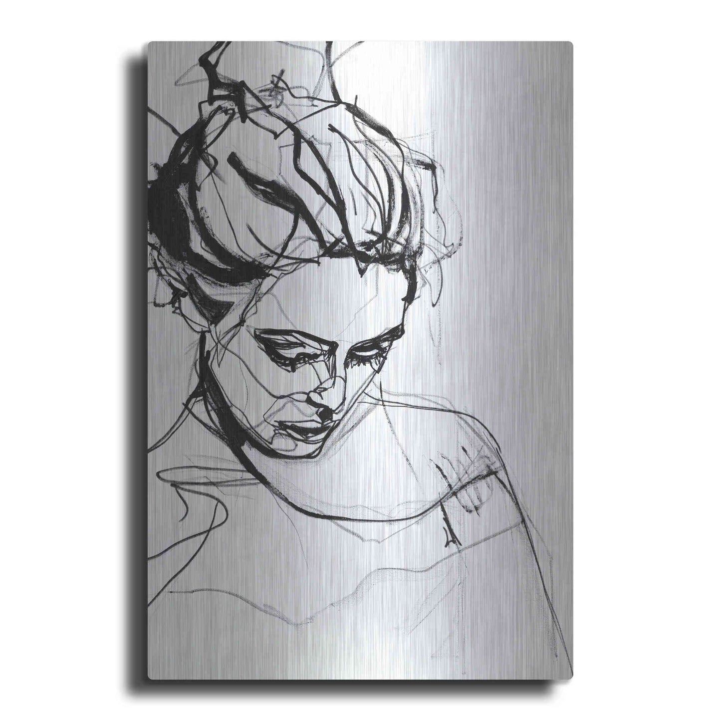 Luxe Metal Art 'Silhouette 1' by Design Fabrikken, Metal Wall Art