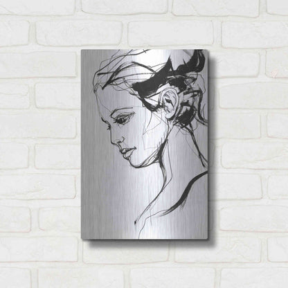 Luxe Metal Art 'Silhouette 2' by Design Fabrikken, Metal Wall Art,12x16