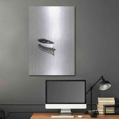 Luxe Metal Art 'Solemn' by Design Fabrikken, Metal Wall Art,24x36