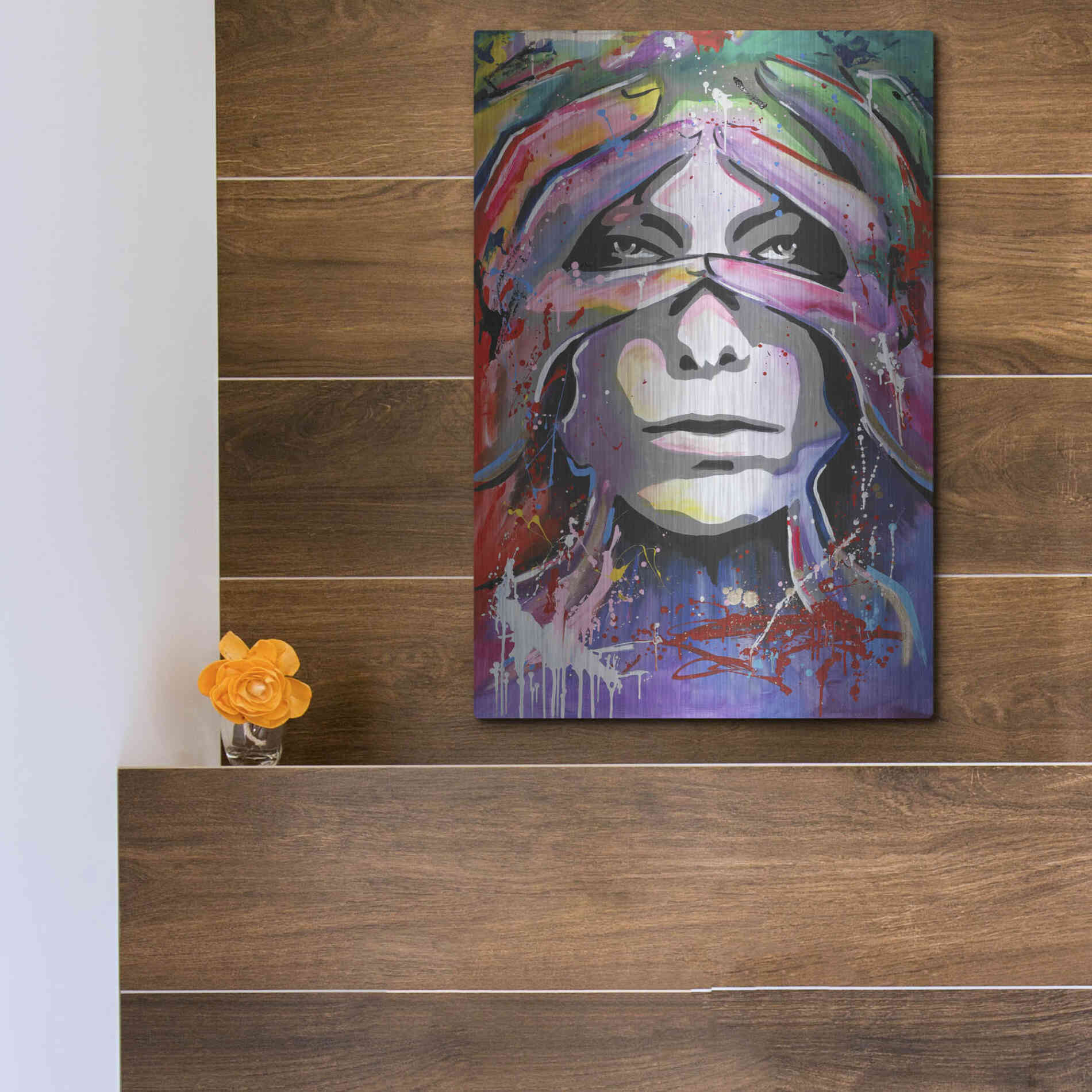 Luxe Metal Art 'Soon 3' by Design Fabrikken, Metal Wall Art,12x16