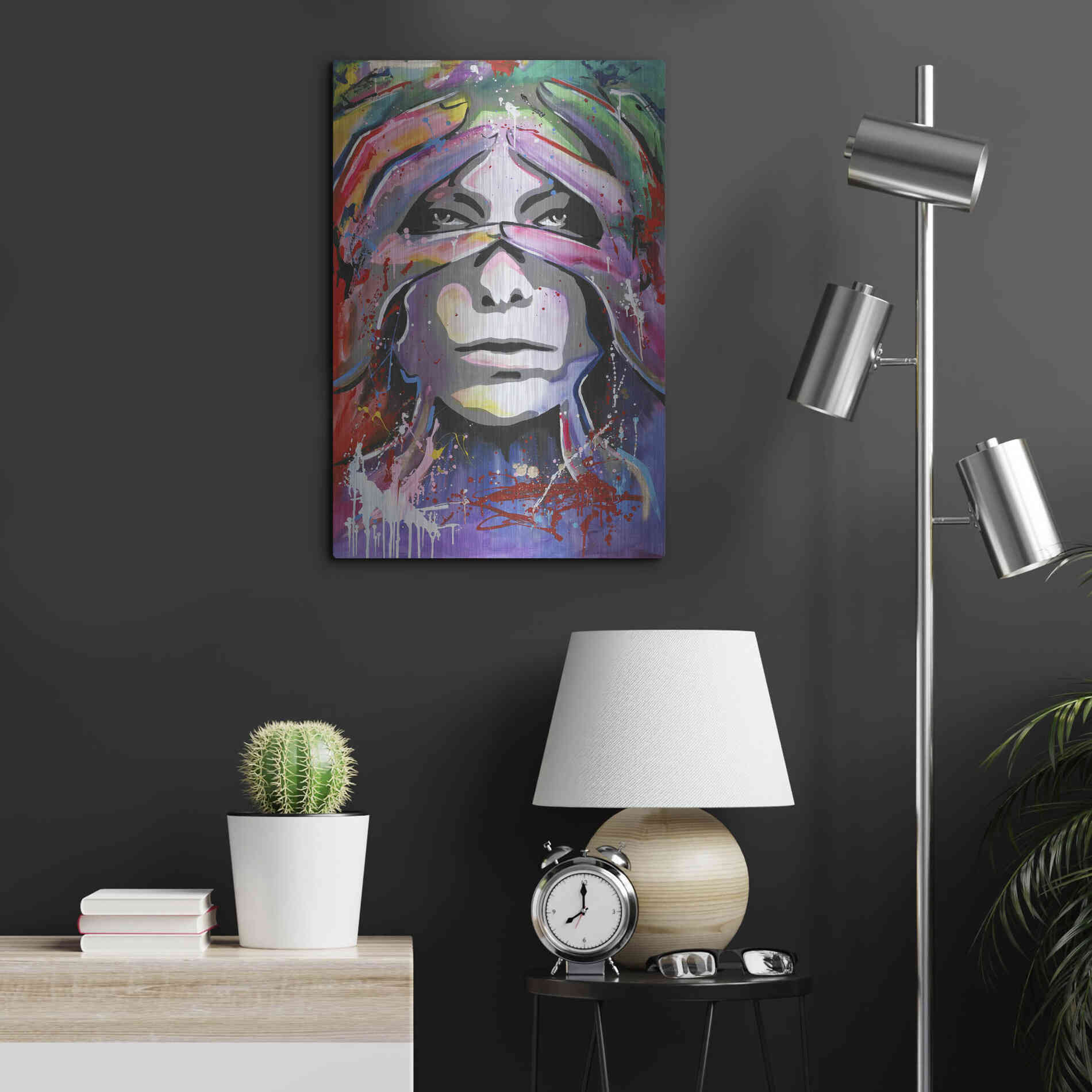 Luxe Metal Art 'Soon 3' by Design Fabrikken, Metal Wall Art,16x24