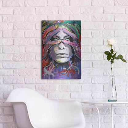 Luxe Metal Art 'Soon 3' by Design Fabrikken, Metal Wall Art,16x24