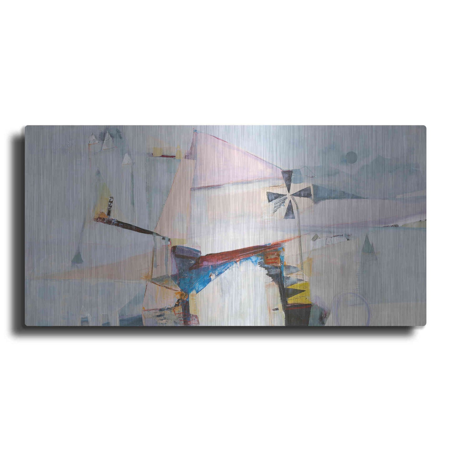 Luxe Metal Art 'Spinning Mill 2' by Design Fabrikken, Metal Wall Art