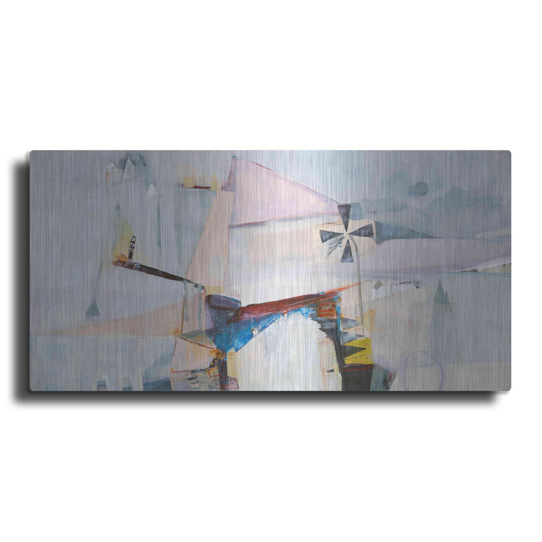 Luxe Metal Art 'Spinning Mill 2' by Design Fabrikken, Metal Wall Art