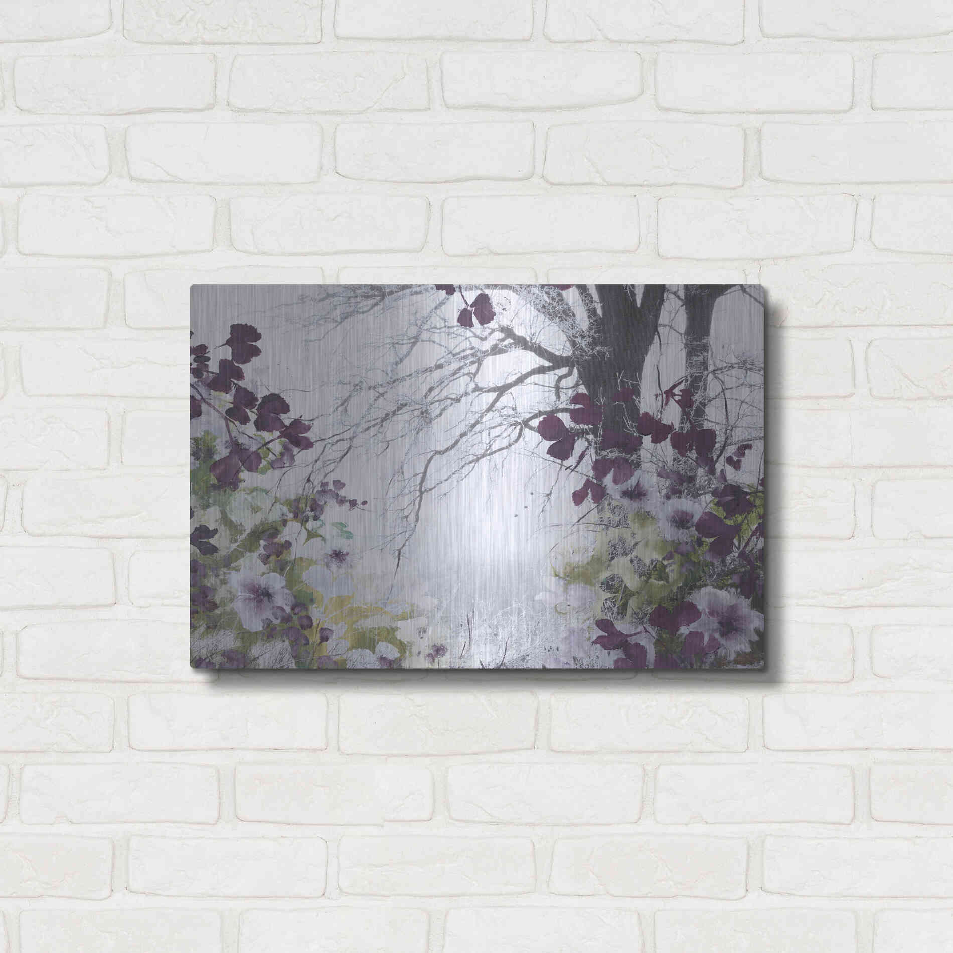 Luxe Metal Art 'Springtime' by Design Fabrikken, Metal Wall Art,24x16