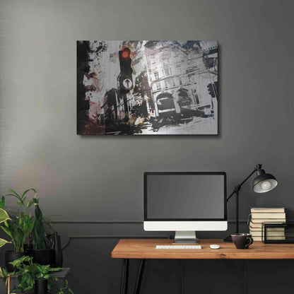 Luxe Metal Art 'Traffic' by Jonathan Lam, Metal Wall Art,36x24