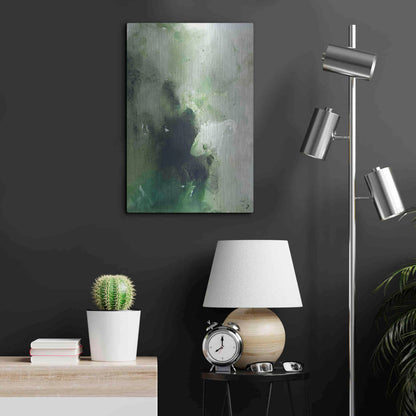 Luxe Metal Art 'Still Water 8' by Design Fabrikken, Metal Wall Art,16x24