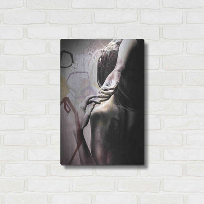 Luxe Metal Art 'Studio 3 Colors' by Design Fabrikken, Metal Wall Art,16x24