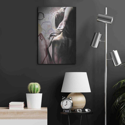 Luxe Metal Art 'Studio 3 Colors' by Design Fabrikken, Metal Wall Art,16x24