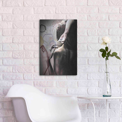 Luxe Metal Art 'Studio 3 Colors' by Design Fabrikken, Metal Wall Art,16x24