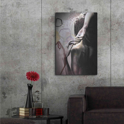 Luxe Metal Art 'Studio 3 Colors' by Design Fabrikken, Metal Wall Art,24x36