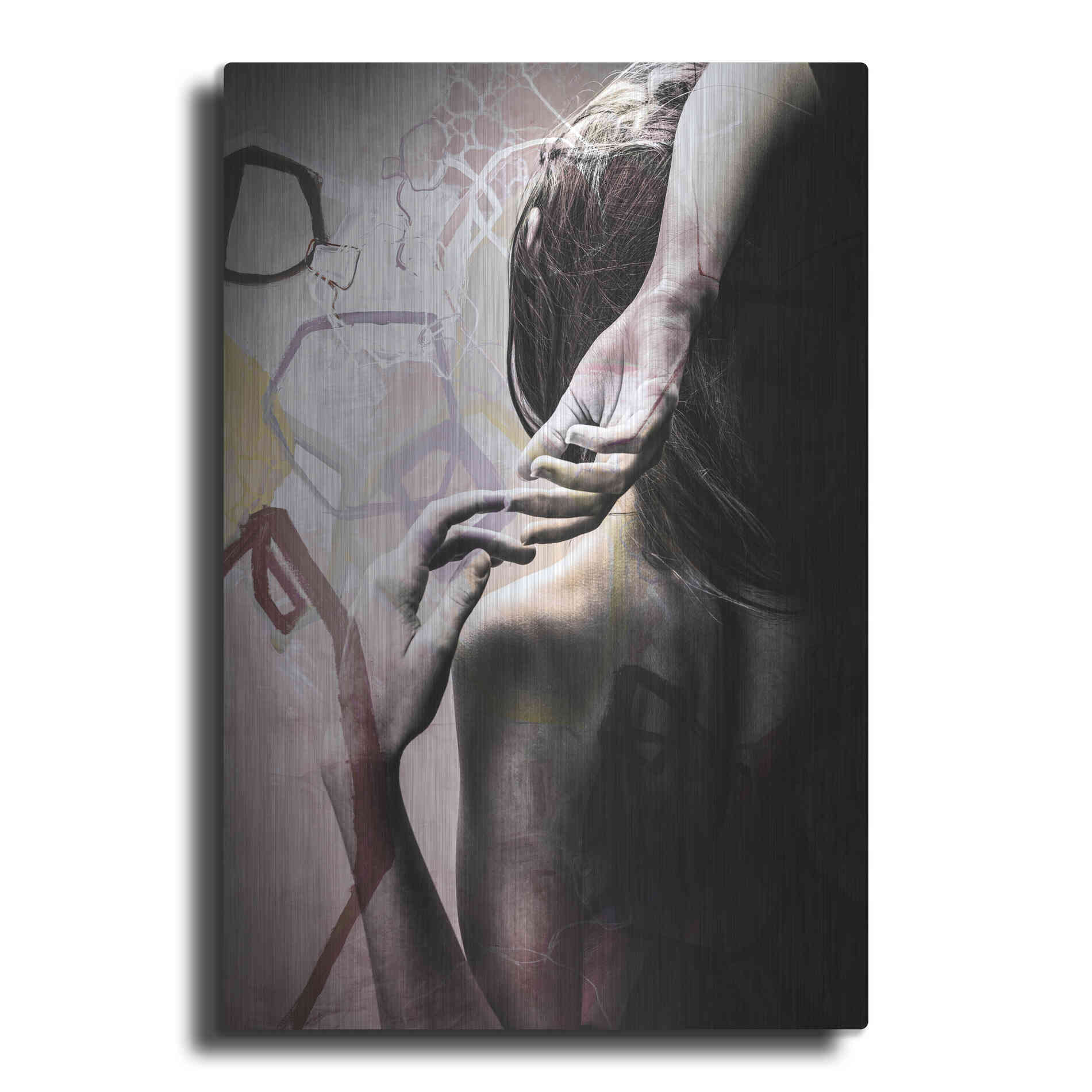 Luxe Metal Art 'Studio 3 Colors' by Design Fabrikken, Metal Wall Art