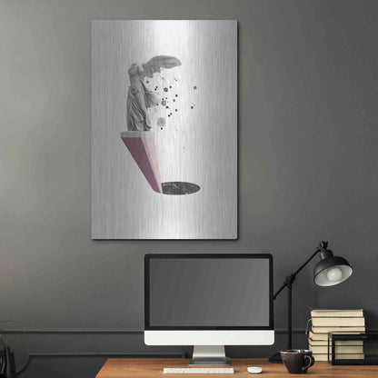 Luxe Metal Art 'Tears of Nike' by Design Fabrikken, Metal Wall Art,24x36