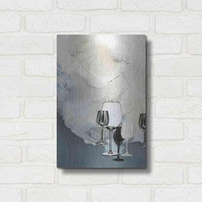 Luxe Metal Art 'The Art of Taste 1' by Design Fabrikken, Metal Wall Art,12x16