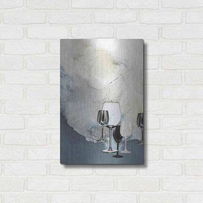 Luxe Metal Art 'The Art of Taste 1' by Design Fabrikken, Metal Wall Art,16x24