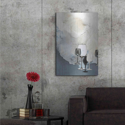 Luxe Metal Art 'The Art of Taste 1' by Design Fabrikken, Metal Wall Art,24x36