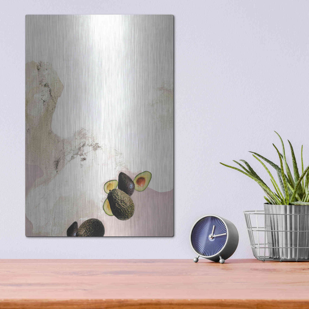 Luxe Metal Art 'The Art of Taste 3' by Design Fabrikken, Metal Wall Art,12x16