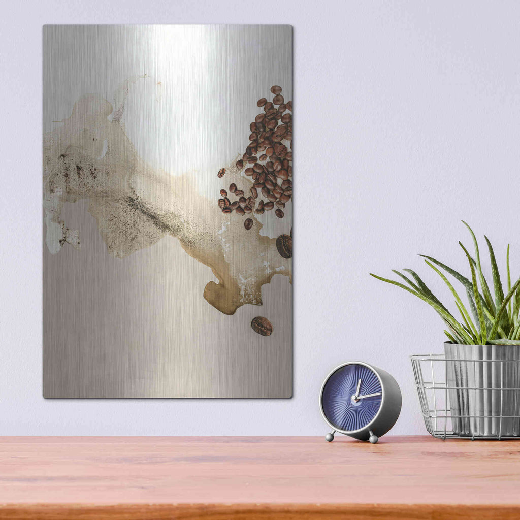 Luxe Metal Art 'The Art of Taste 7' by Design Fabrikken, Metal Wall Art,12x16