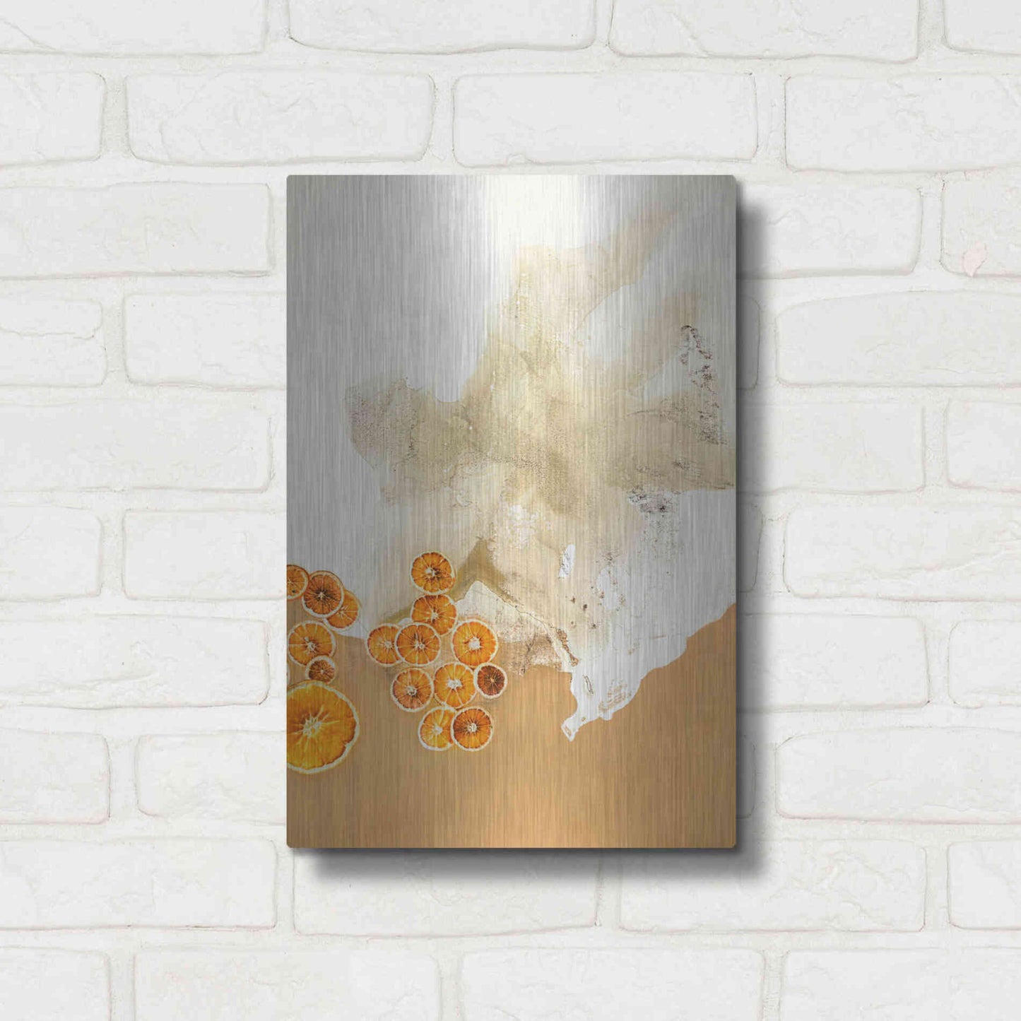 Luxe Metal Art 'The Art of Taste 8' by Design Fabrikken, Metal Wall Art,12x16