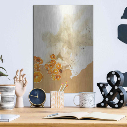 Luxe Metal Art 'The Art of Taste 8' by Design Fabrikken, Metal Wall Art,12x16
