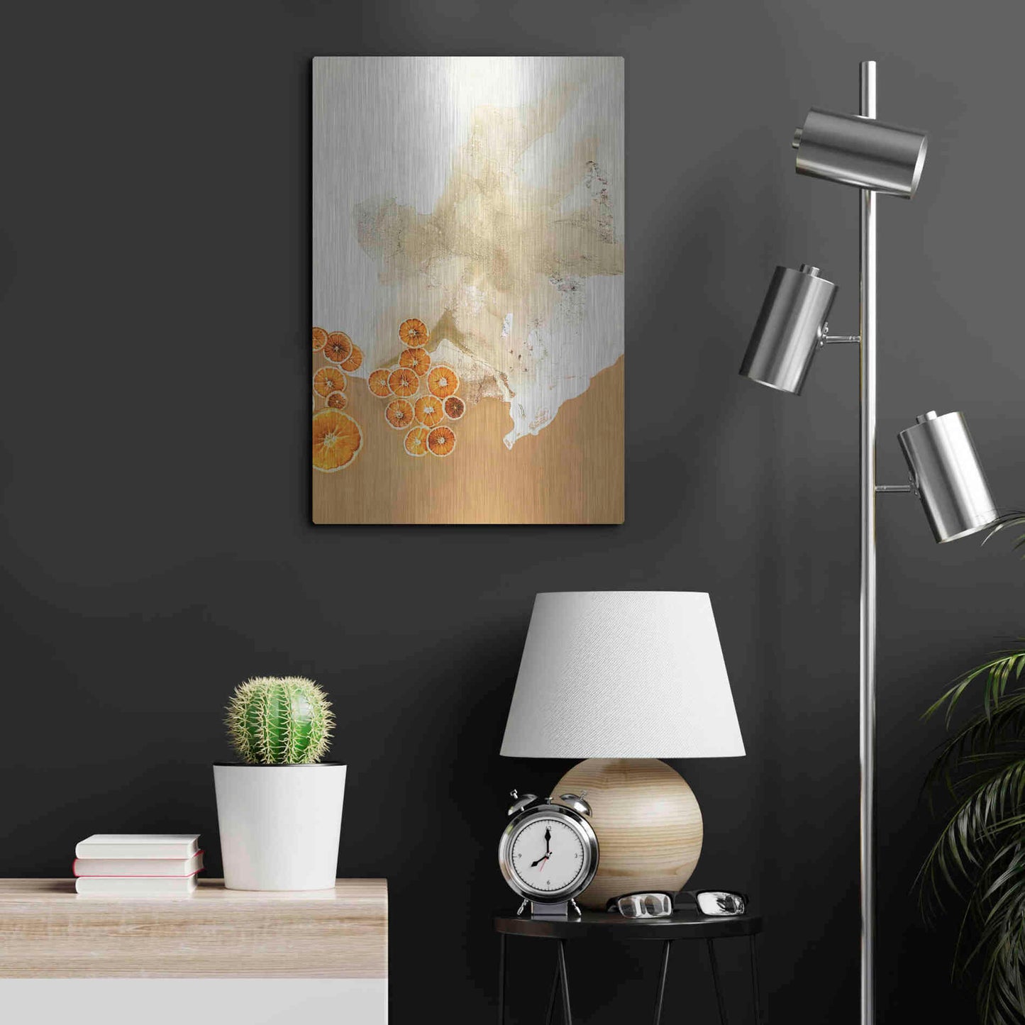 Luxe Metal Art 'The Art of Taste 8' by Design Fabrikken, Metal Wall Art,16x24