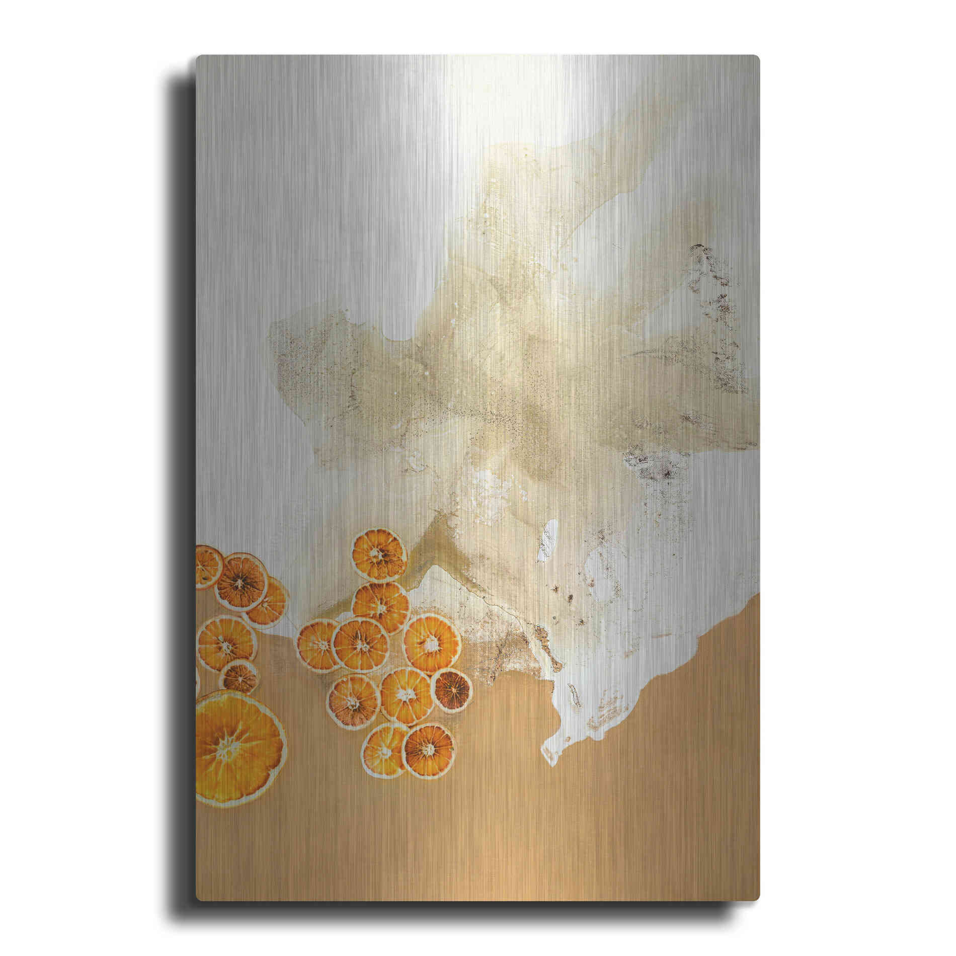 Luxe Metal Art 'The Art of Taste 8' by Design Fabrikken, Metal Wall Art
