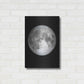 Luxe Metal Art 'The Moon' by Design Fabrikken, Metal Wall Art,16x24